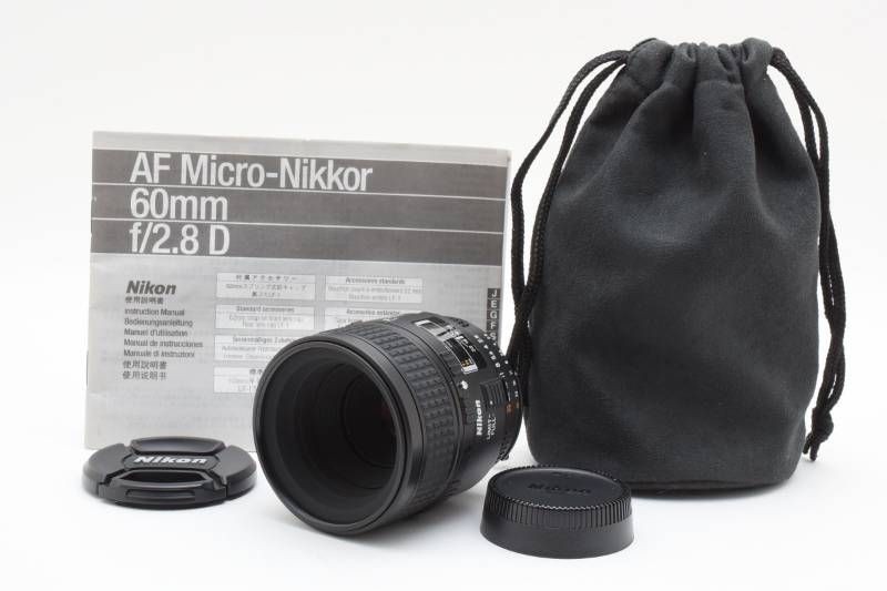 上品 Nikon ニコン AF MICRO NIKKOR 60 mm 2.8 D AFレンズ 3987-6