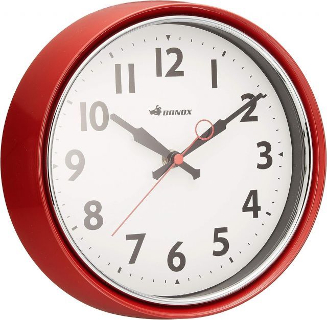 ダルトン Dulton ウォールクロック レッド お部屋の印象に合わせて選べる 展開 掛け時計 直径210 mm 奥行65 S 426 207 RD