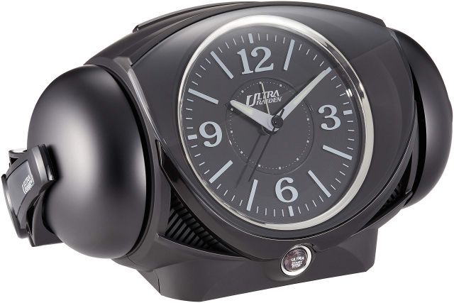 セイコー クロック 目覚まし時計 アナログ 大音量 ベル音 PYXIS ピクシス ULTRA RAIDEN ウルトラライデン 黒 NR 441 K SEIKO