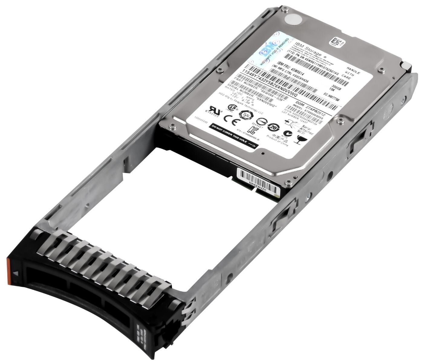 3年保証 Hard Drive IBM 45 W 9614 9611 300 GB SAS-2 64 MB 2.5 Inch
