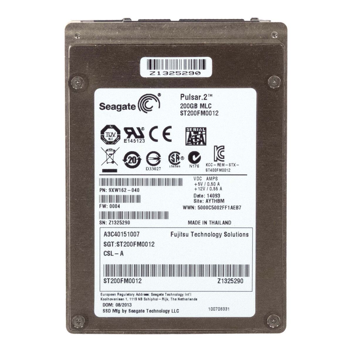 3年保証 Hard Drive Fujitsu 200 GB MLC SSD SATA 2.5 Inch