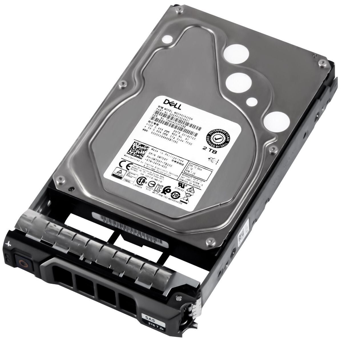 3年保証 Hard Drive Dell 0 M 7 D 8 Y 2 TB 7200 RPM 128 MB SAS-3 3.5 Inch