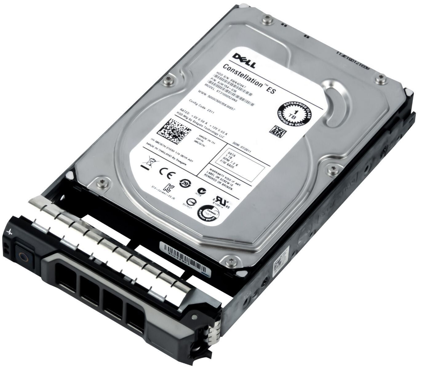 3年保証 Hard Drive Dell 08 CGTN 1 TB 7200 RPM 32 MB SATA II 3.5