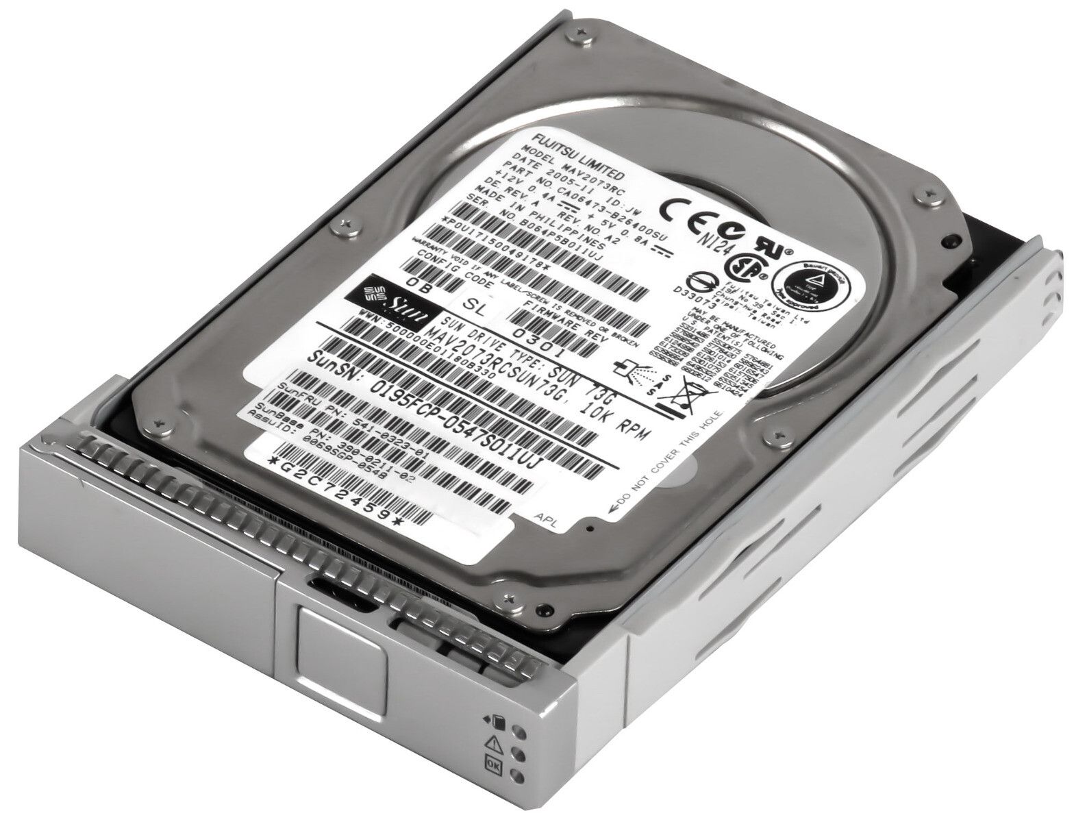 3年保証 Hard Drive SUN 541-0323-01 73 GB 10 K 8 MB SAS 2.5