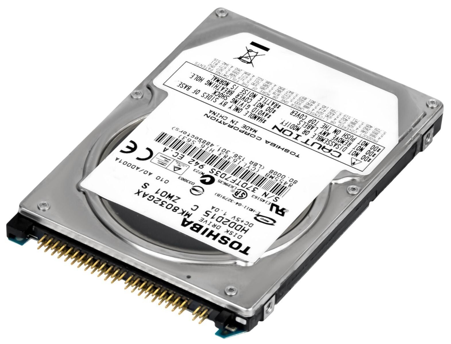 3年保証 Hard Drive Toshiba 80 GB 5400 RPM 8 MB Cache PATA ATA IDE 2.5 Inch