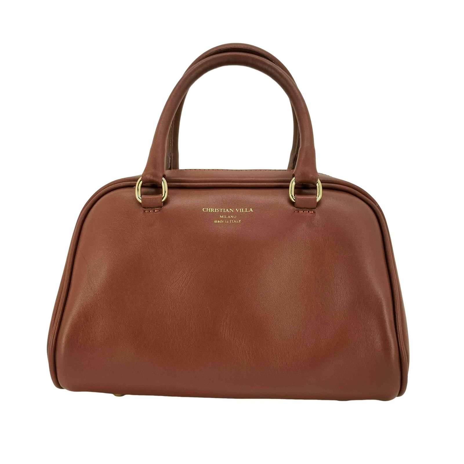 CHRISTIAN VILLA(クリスチャンヴィラ) MINI ハンドルバッグ レザー ミニ ボストン ショルダー バッグ レディース 表記無 【中古】【ブランド古着バズストア】 クリスチャンヴィラ CHRISTIAN VILLA MINI ハンドルバッグ レザー ミニ