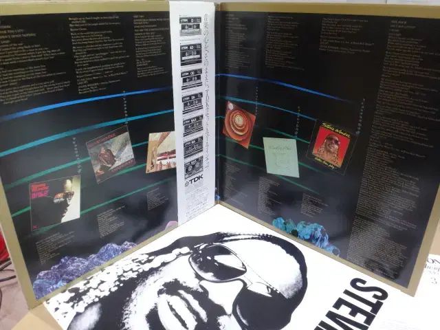 日本 節約 LP ） Stevie Wonder 1982 年 早い 2LP 冊子 含め 日本 LP