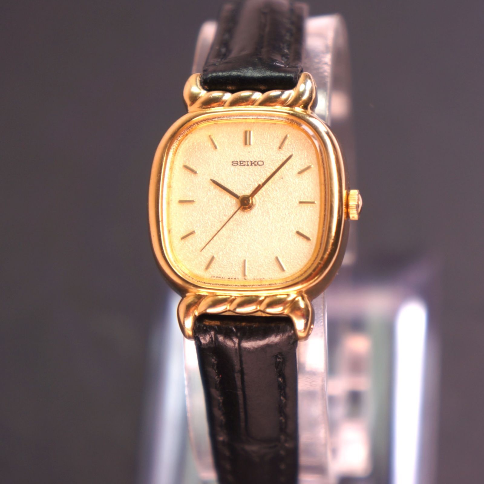 稼働品】セイコー アンティーク SGPレディース腕時計 新品ベルト 電池