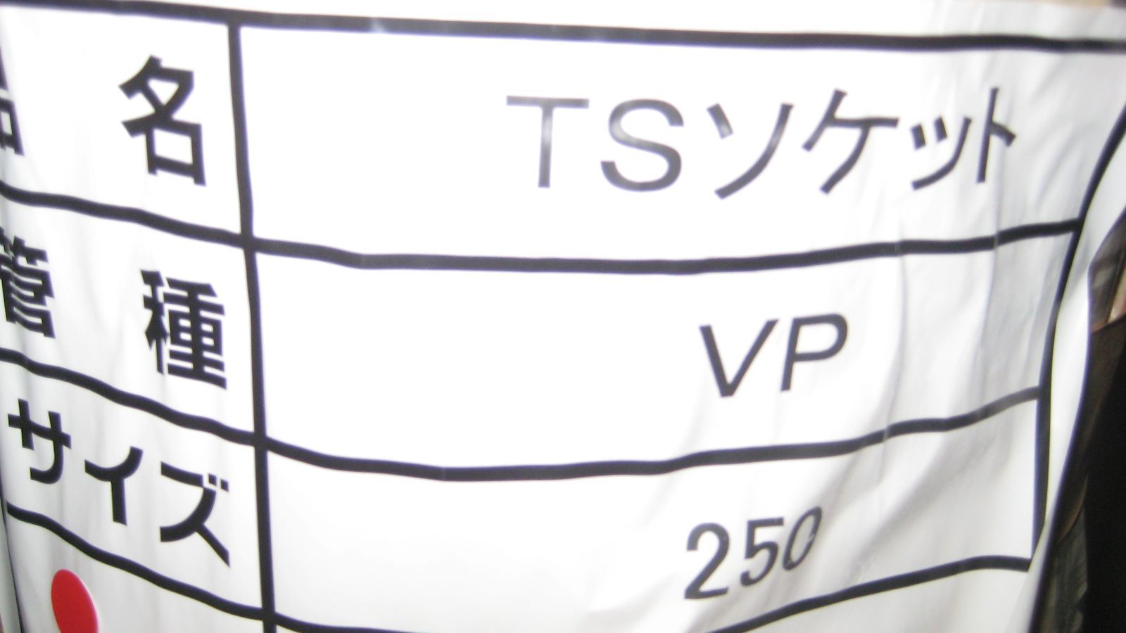 クボタケミックス TS S ソケット 250 A B型 一般用 全長700ｍｍ