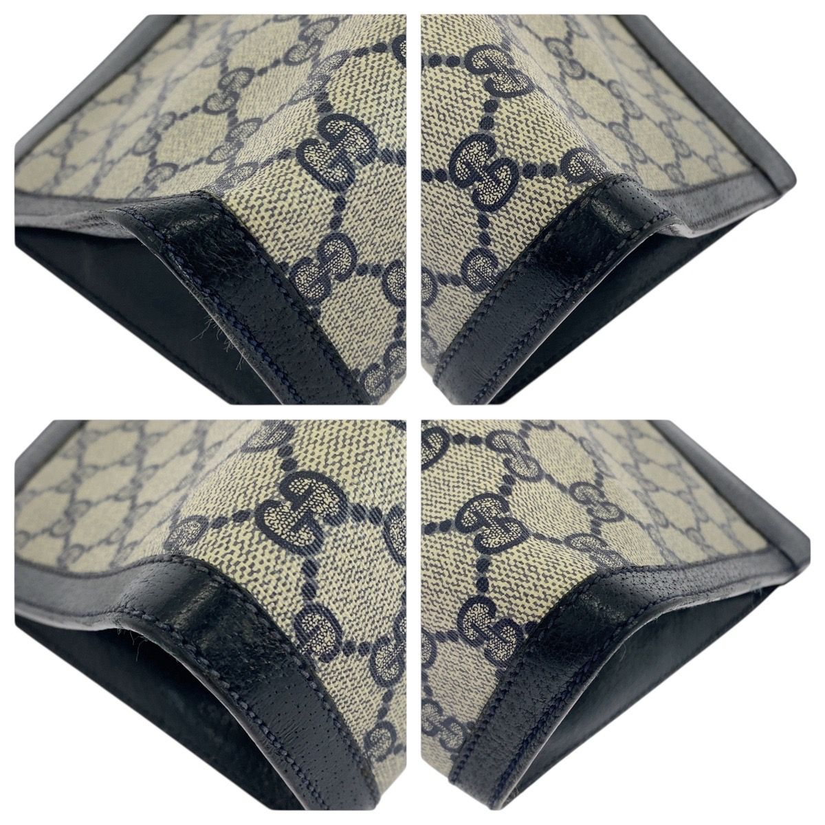 GUCCI シェリーライン　グッチシマ　ネイビー GUCCI グッチ シェリーライン オールドグッチ ネイビー レッド GG