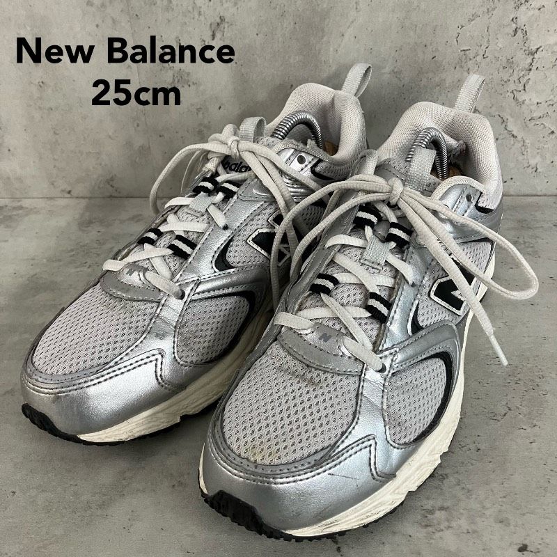 New Balance ニューバランス ML408CC 408 シルバー メタリック 25cm D