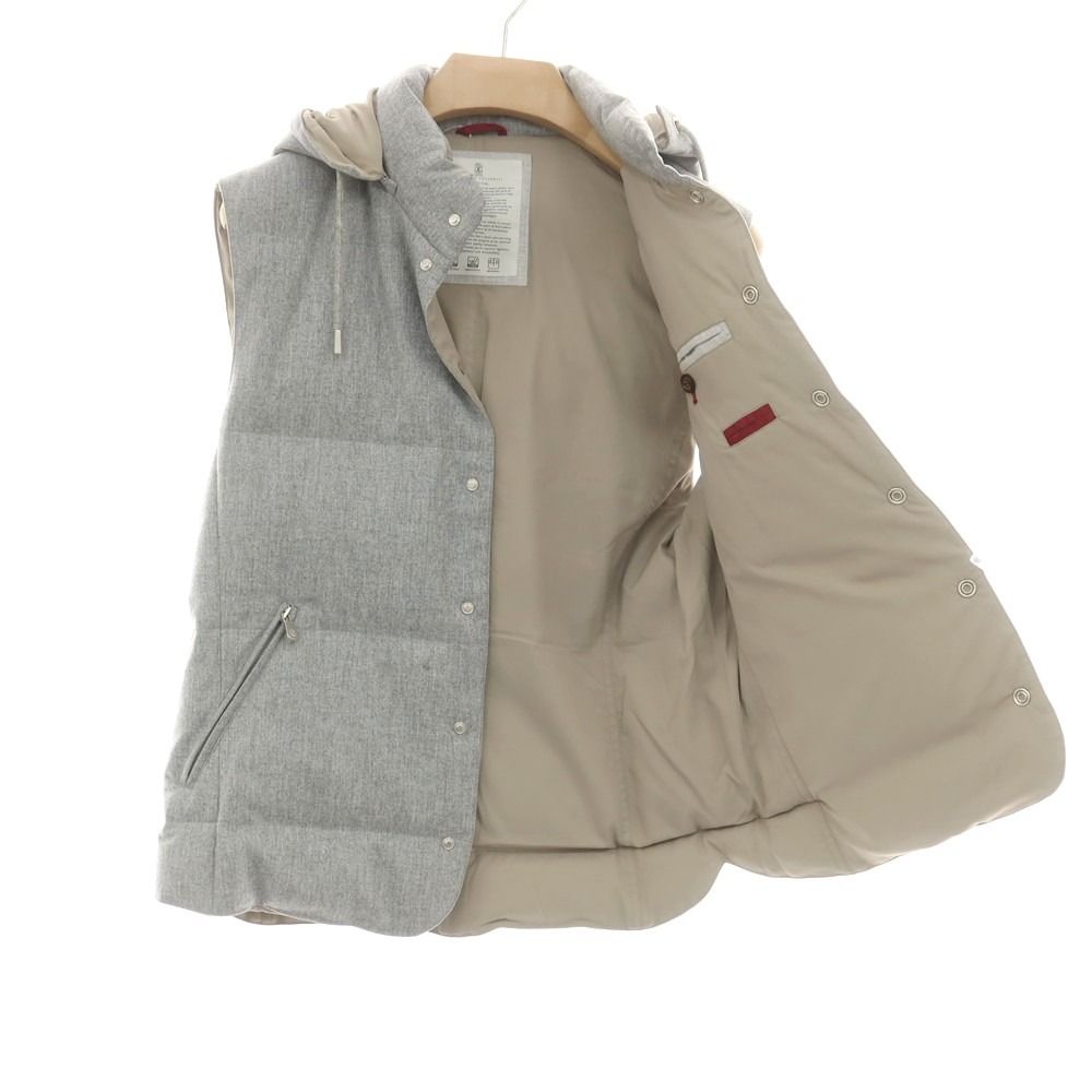 中古】ブルネロクチネリ Brunello Cucinelli ウールシルク ダウン