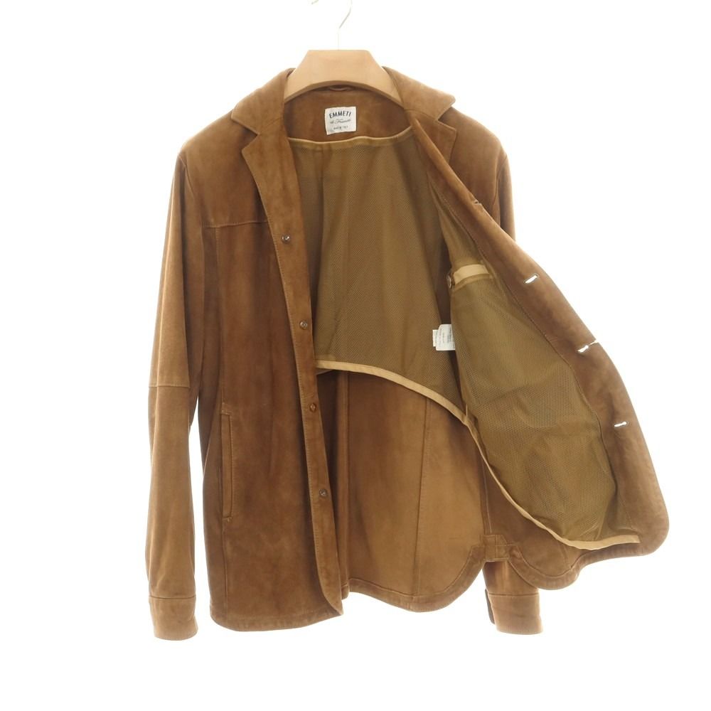 中古】エンメティ EMMETI ゴートスキンスエード レザージャケット