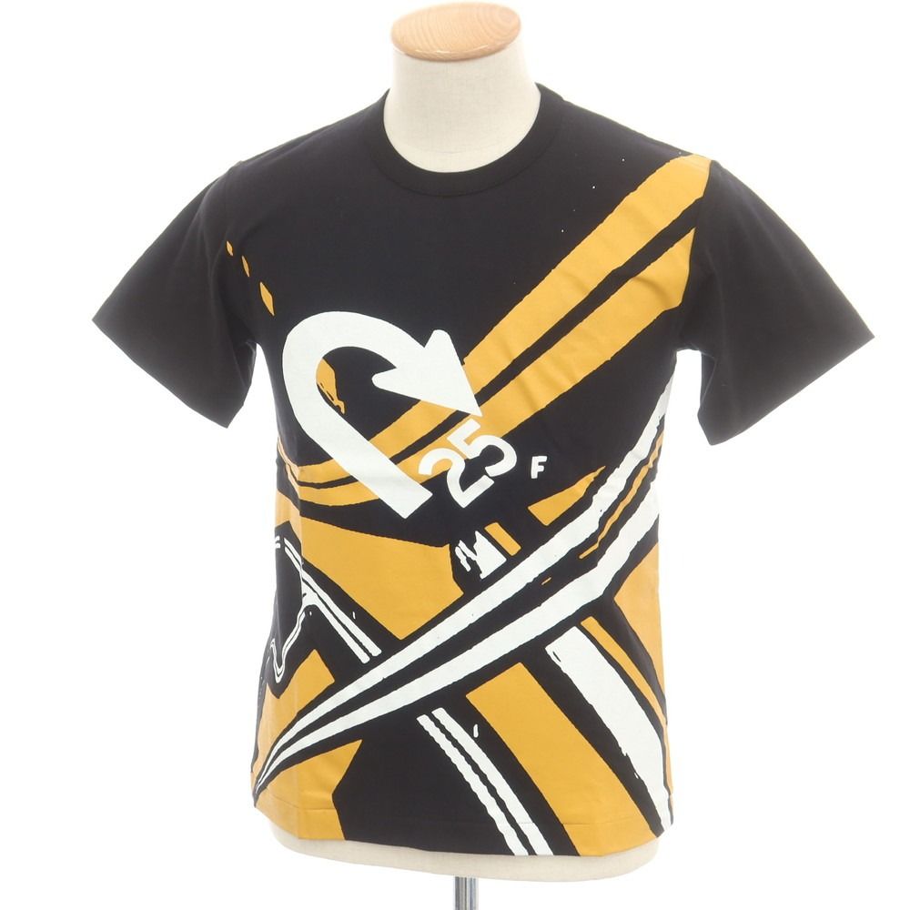 ブラックコムデギャルソン BLACK COMME des GARCONS コットン クルーネック 半袖Ｔシャツ ブラック サイズS ユニセックス