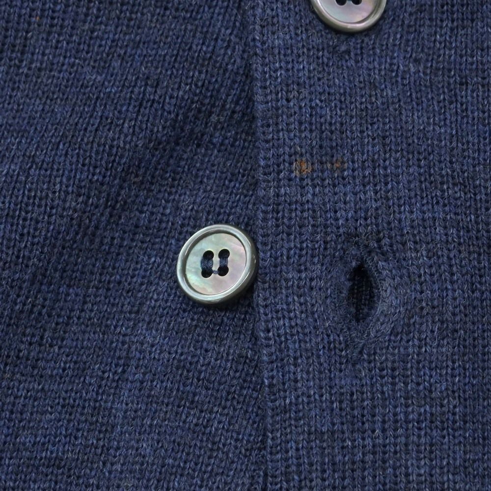 中古】グランサッソ GRAN SASSO ハイゲージ ウール ジレ ニットベスト