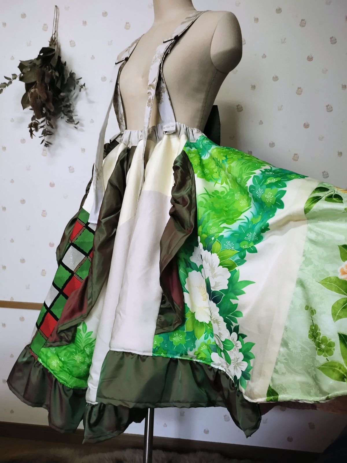 着物リメイク オフトォンスカート Chapter 2 001