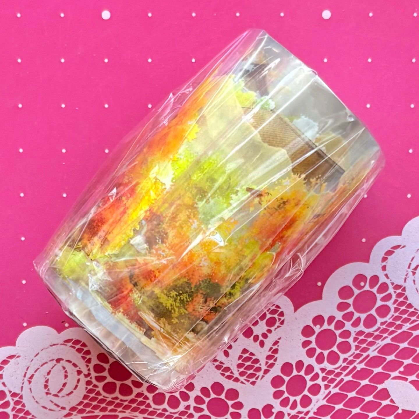 PET 江南秋冬 6 8 cm 5 m 100 loop 海外マスキングテープ 海外マステ 和柄 背景