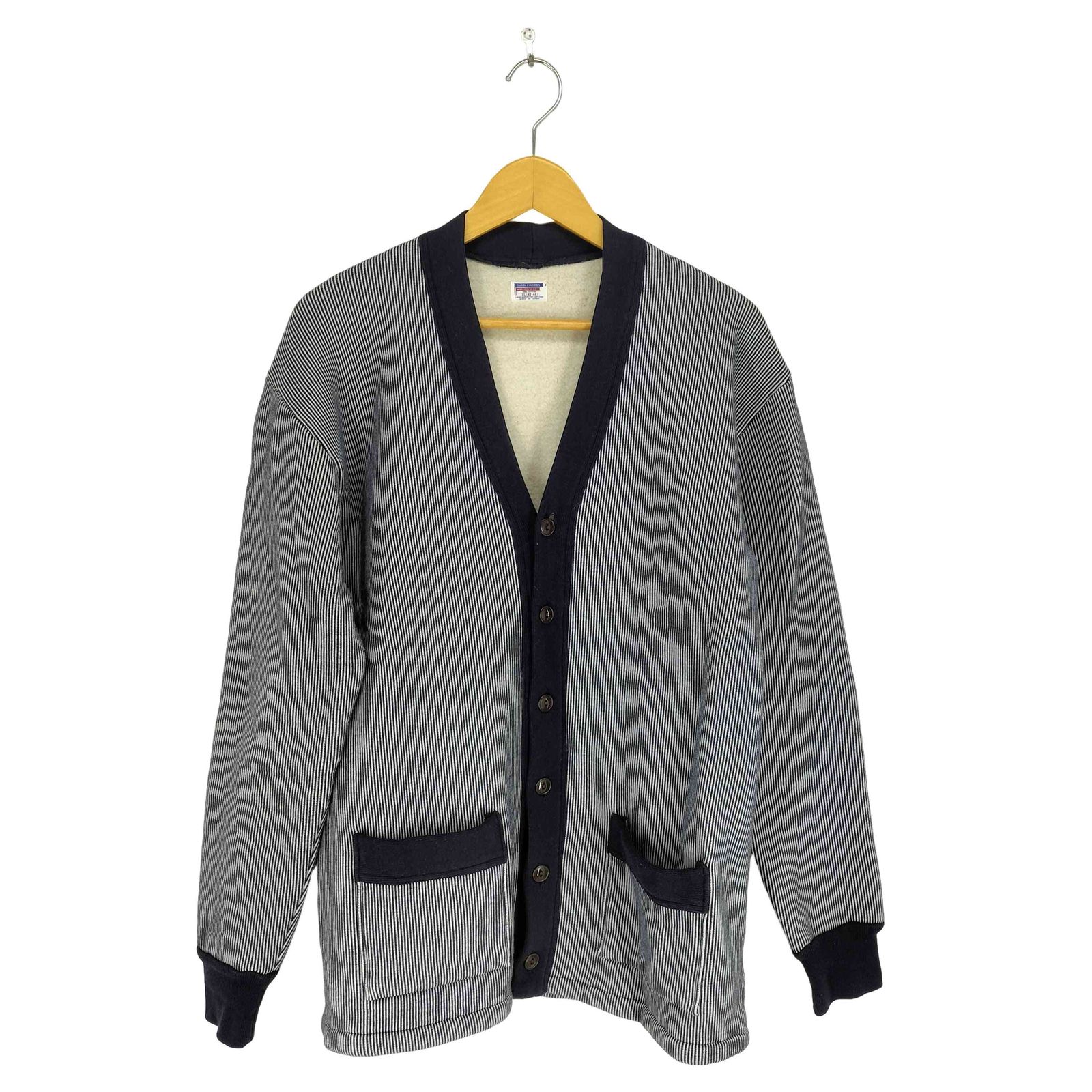 ウエアハウス WAREHOUSE DUBBLEWORKS ヒッコリー カーディガン メンズ  XL