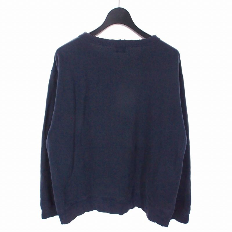 【中古】アベイシングエイプ A BATHING APE スターロゴ スウェット トレーナー L ネイビー 紺 メンズ アベイシングエイプ A BATHING APE スターロゴ スウェット トレーナー