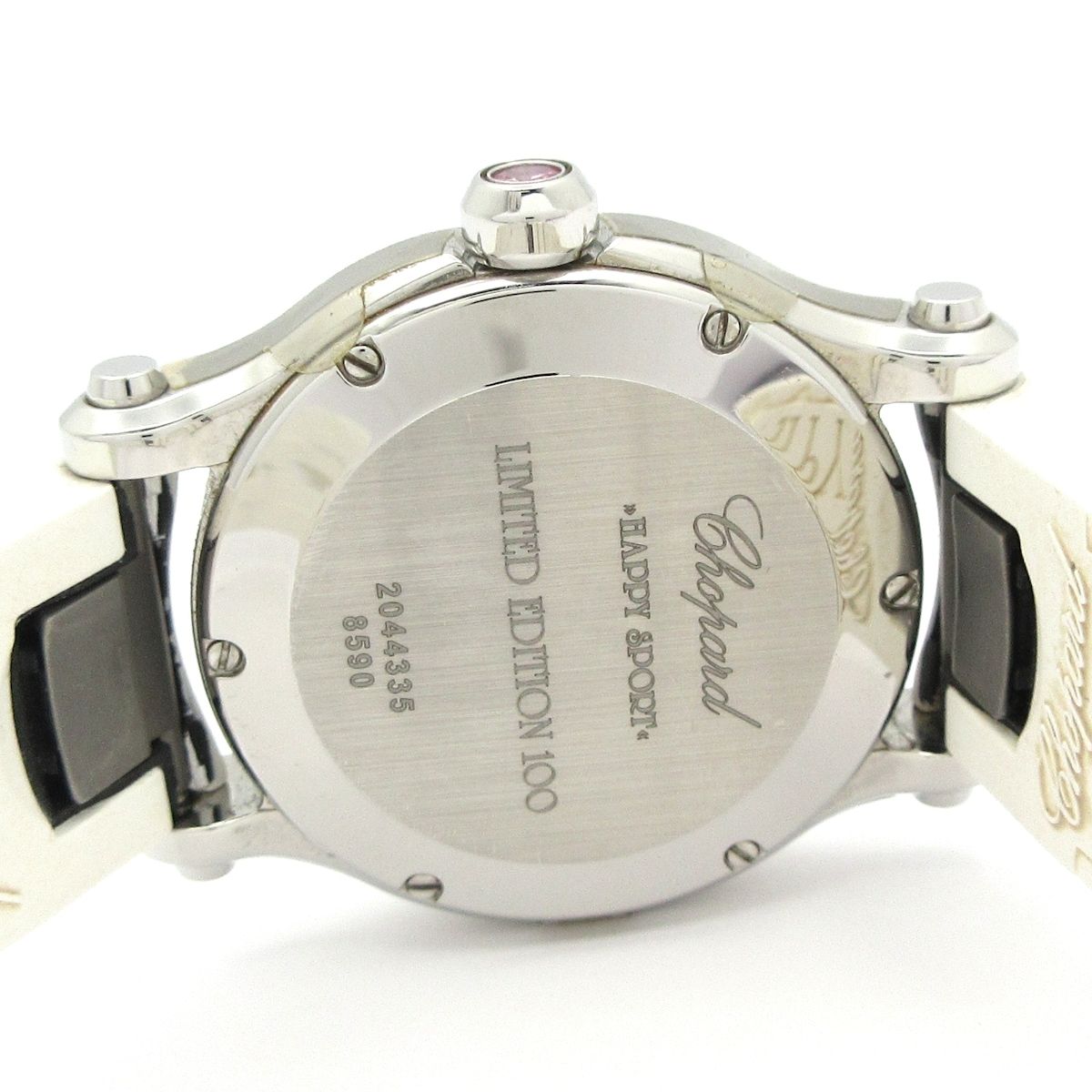  ショパール 腕時計 ハッピースポーツ レディース リミテッド 100本 スノーフレーク 3 Pムービングダイヤ マザーオブパール その他 時計