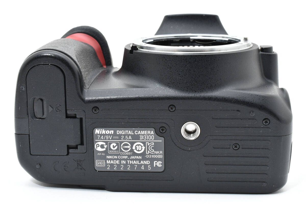 ☆美品☆ニコン Nikon D3100 ダブルズームキット ショット数9500回
