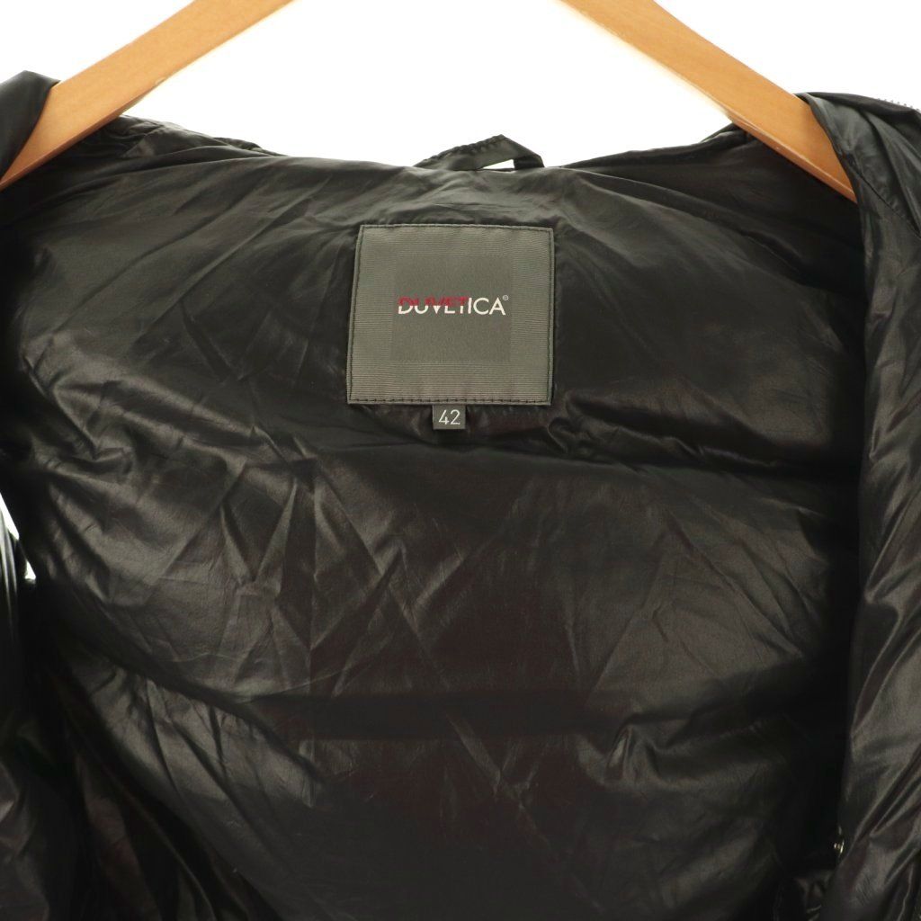  デュベティカ FEBEDUE ダウンベスト ジップアップ 42 グレー HK OS ダウンベスト キルティングベスト ジャケット アウター