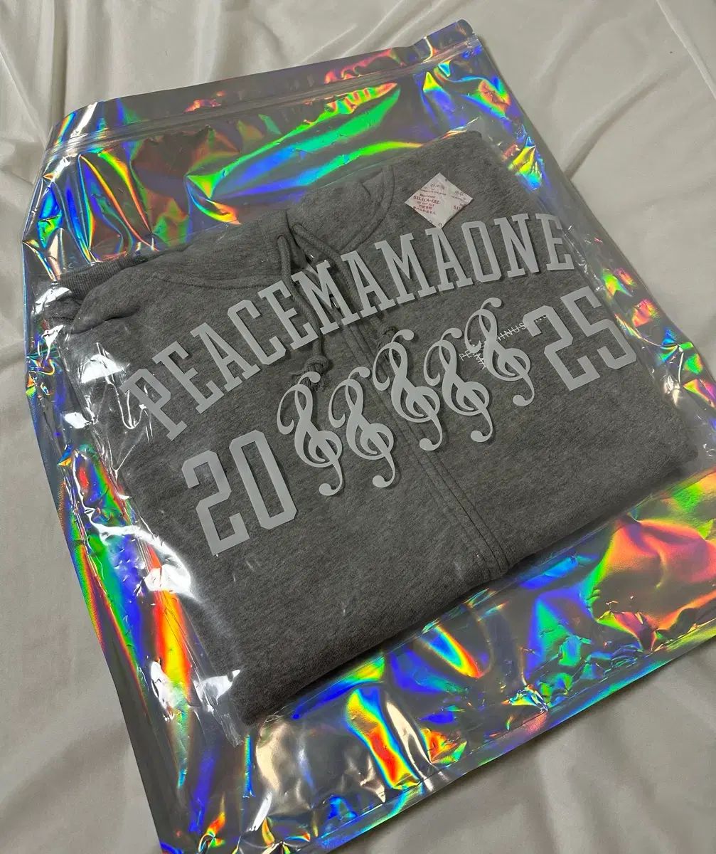 G DRAGON ジードラゴン ピスマMA 1フーディー ジップアップ グレー