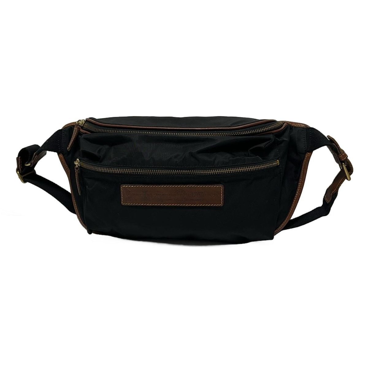 Felisi フェリージ ウエストポーチ 427 ダークネイビー ブラウン レザー