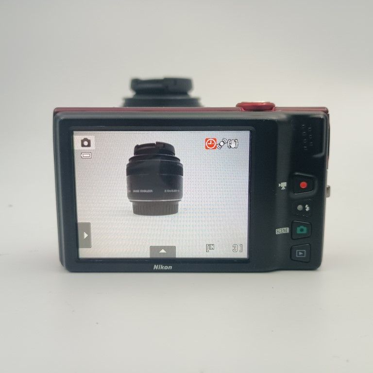 Nikon COOLPIX S6100 Red 節約 コンパクトデジタルカメラ 〇