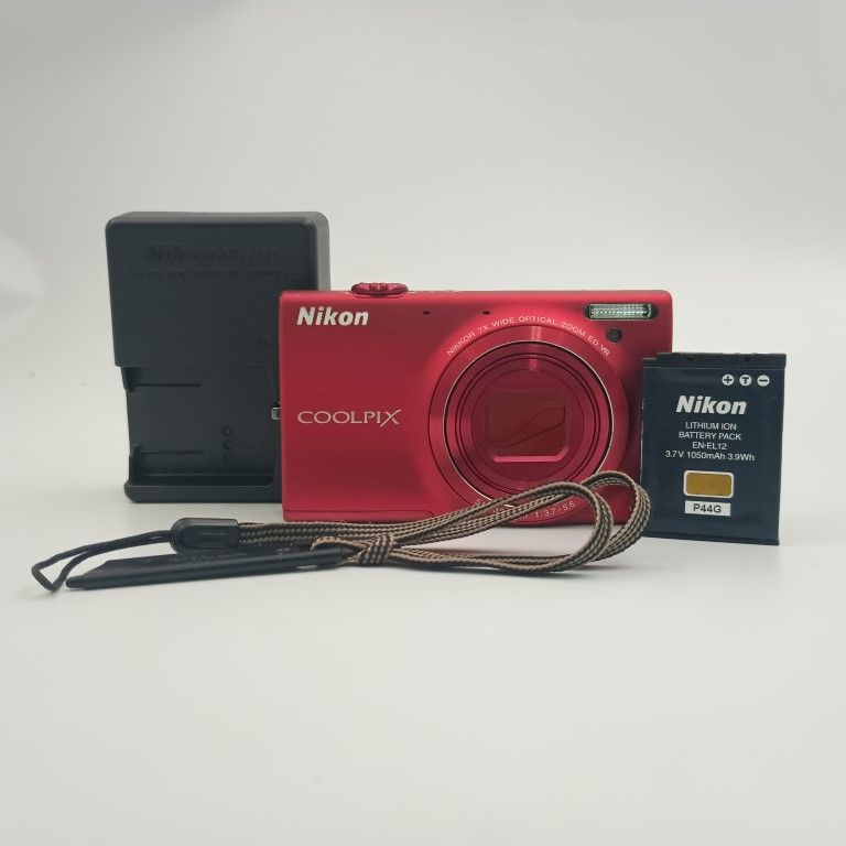 Nikon COOLPIX S6100 Red 節約 コンパクトデジタルカメラ 〇