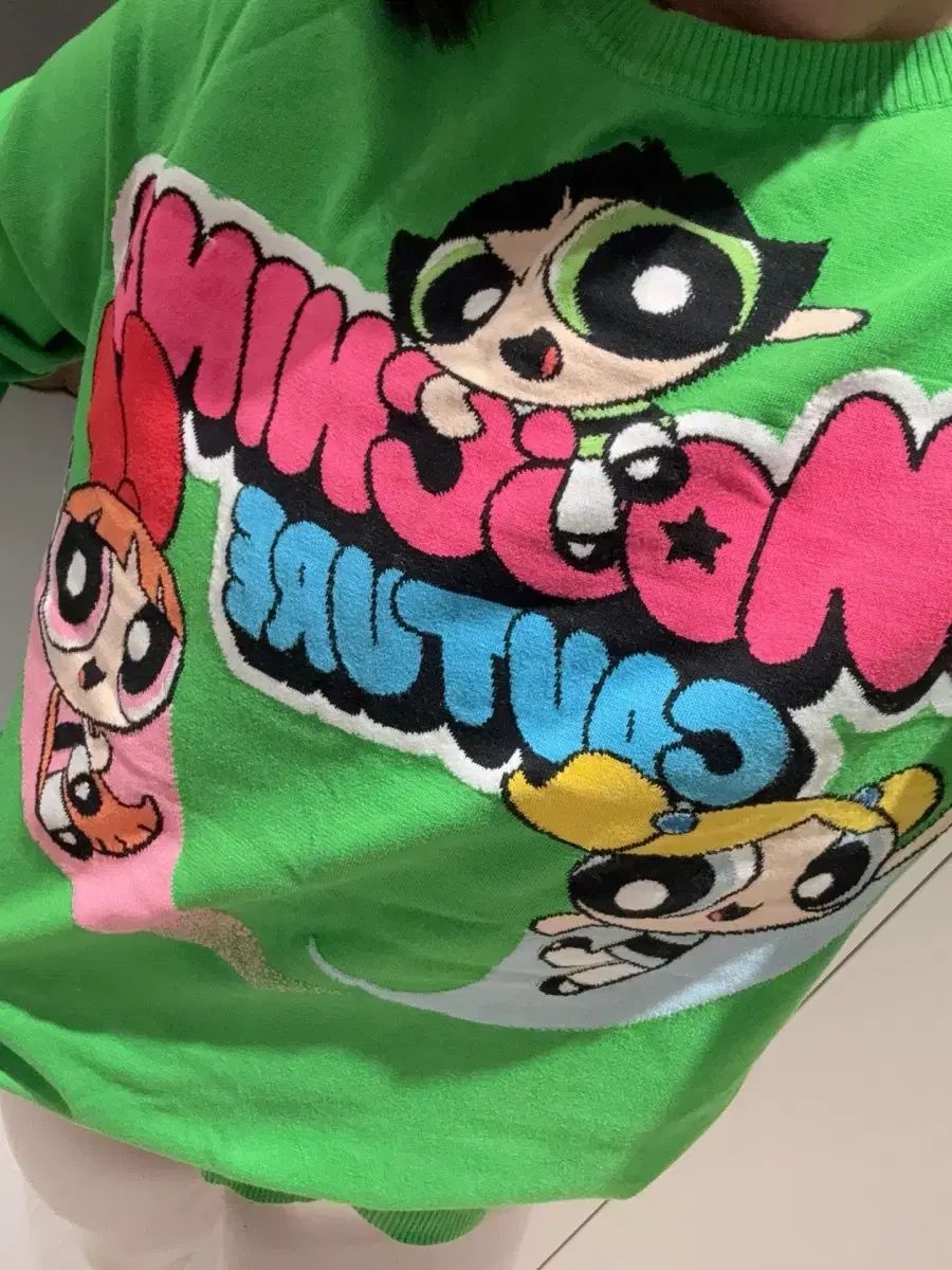 モスキーノ パワーパフガールズ ニット