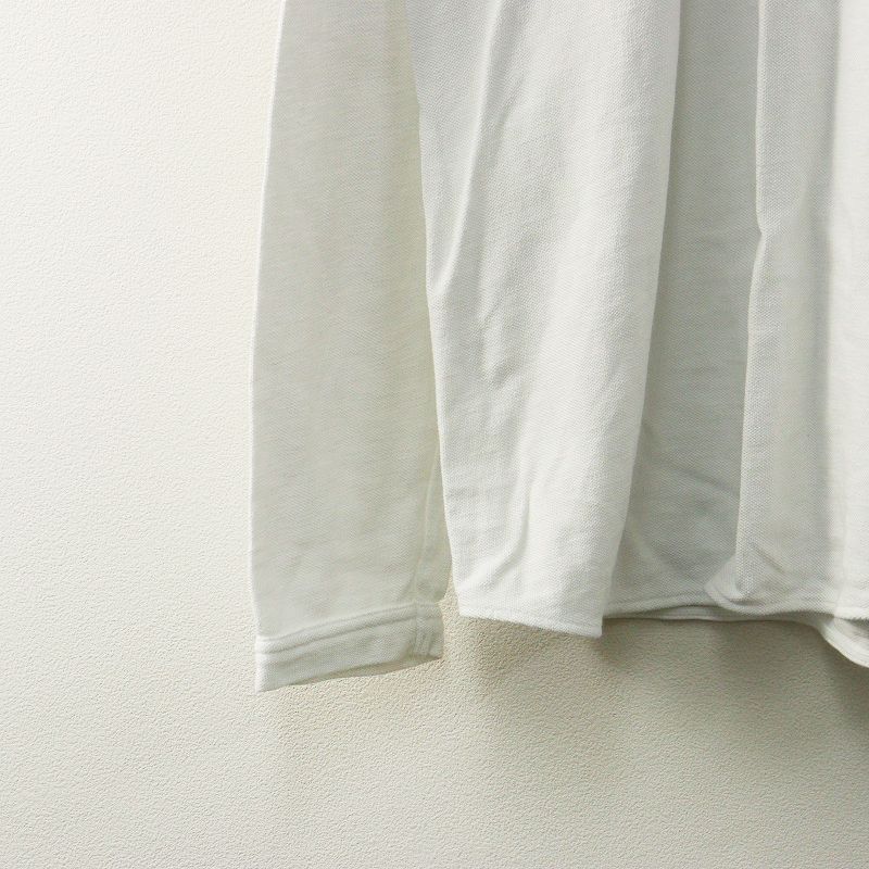 美品 45r フォーティーファイブアール 長袖シャツ 2 白 コットン 日本製 フォーティファイブアール 45R 45rpm カノコの908オーシャンポロ 2