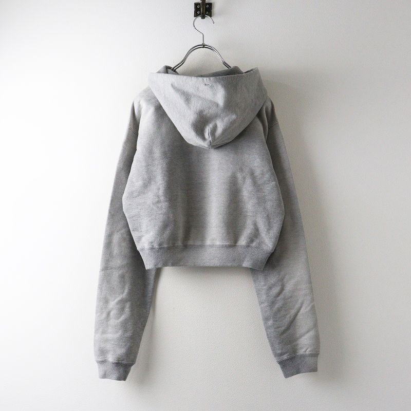 2025 AW オーラリー AURALEE PRODUCT DYED PIMA LIGHT SWEAT ZIP PARKA パーカー 1 グレー 羽織り