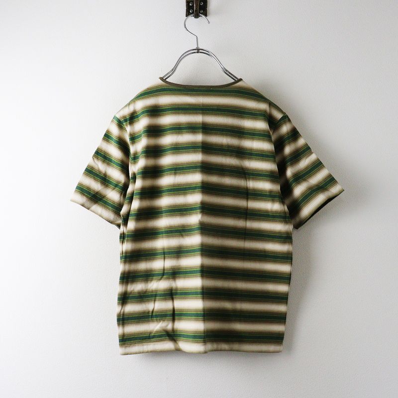 2025 AW オーラリー AURALEE STRIPE JERSEY TEE ボーダー Tシャツ 0｜ブラウン系