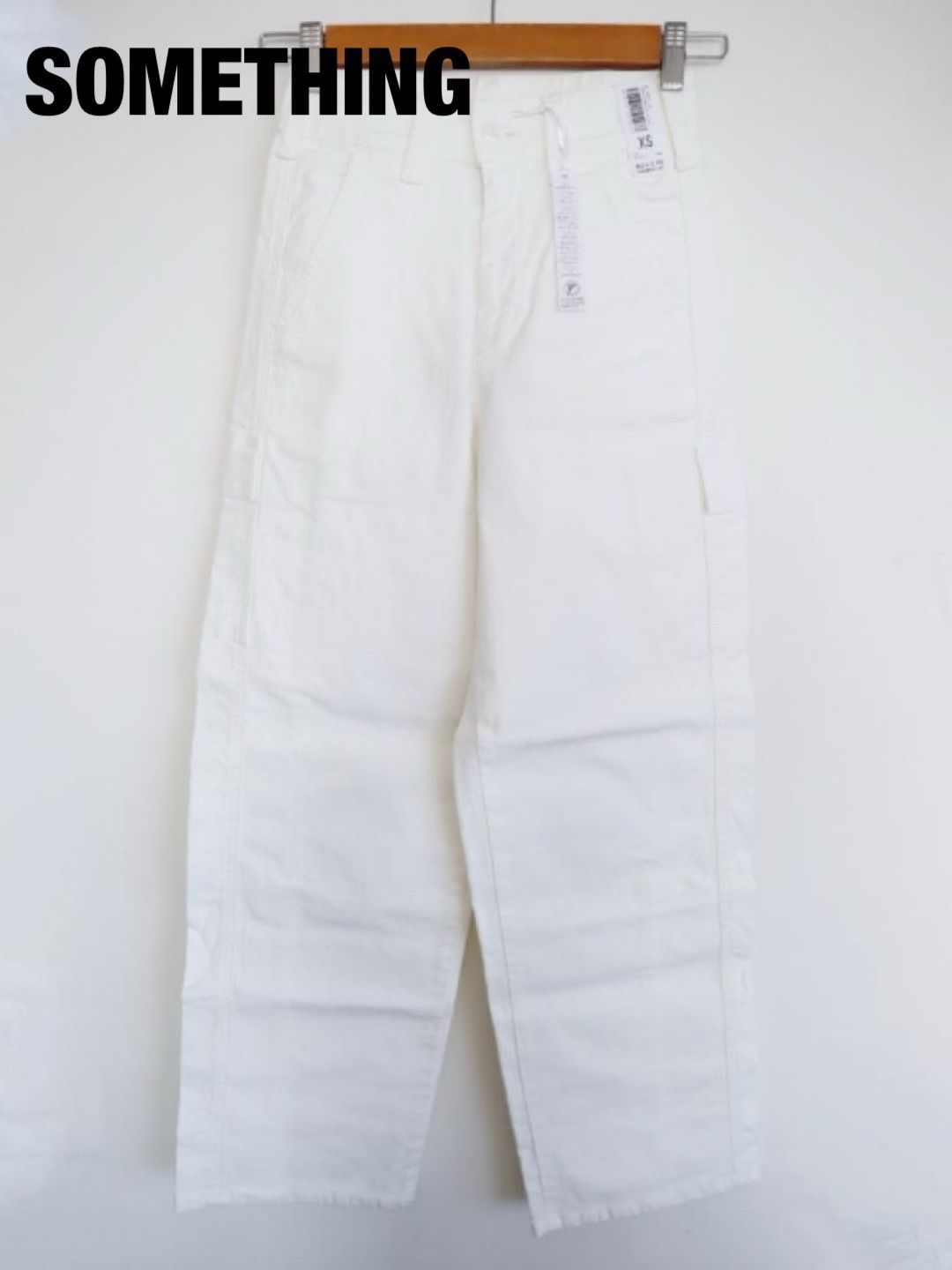 新品】SOMETHING サムシング パンツ 定価10,890円 日本製 ～XSサイズ
