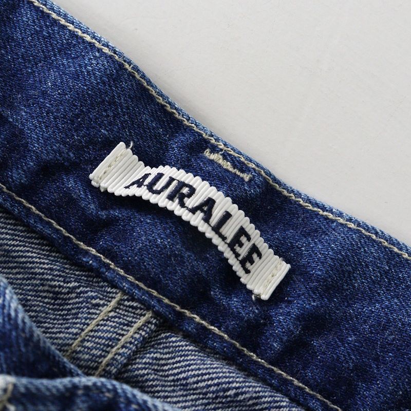  2025 SS オーラリー AURALEE Selvedge Faded Light Denim セルビッジ フェイデッド ライトデニム 0 ブルー その他 パンツ