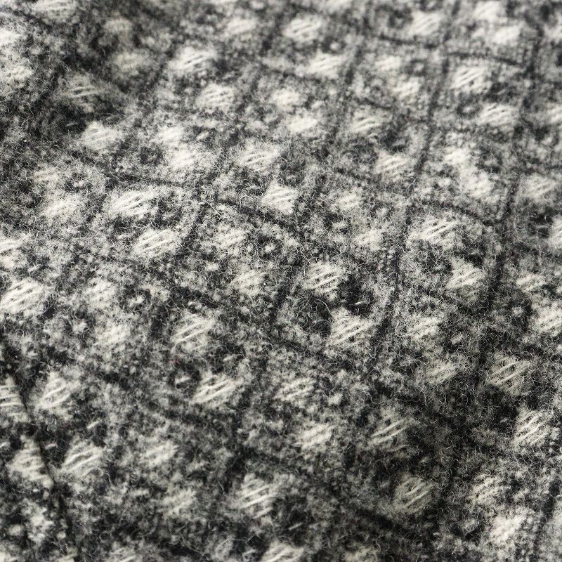 美品 ソウソウ SOU・SOU 京都 梳毛 業平格子 きさらぎ ウール 羽織もの