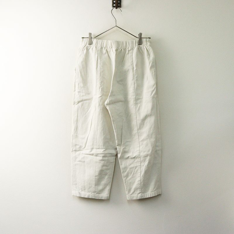 2022AW エヴァムエヴァ evam eva cropped pants コットンシルク