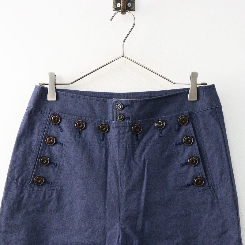 コットンリネンセーラーパンツ