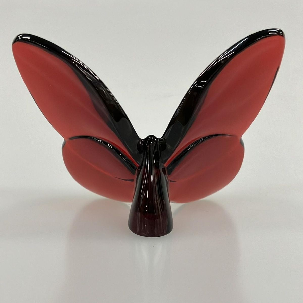 Baccarat(バカラ) 小物美品 ラッキーバタフライ レッド 置物