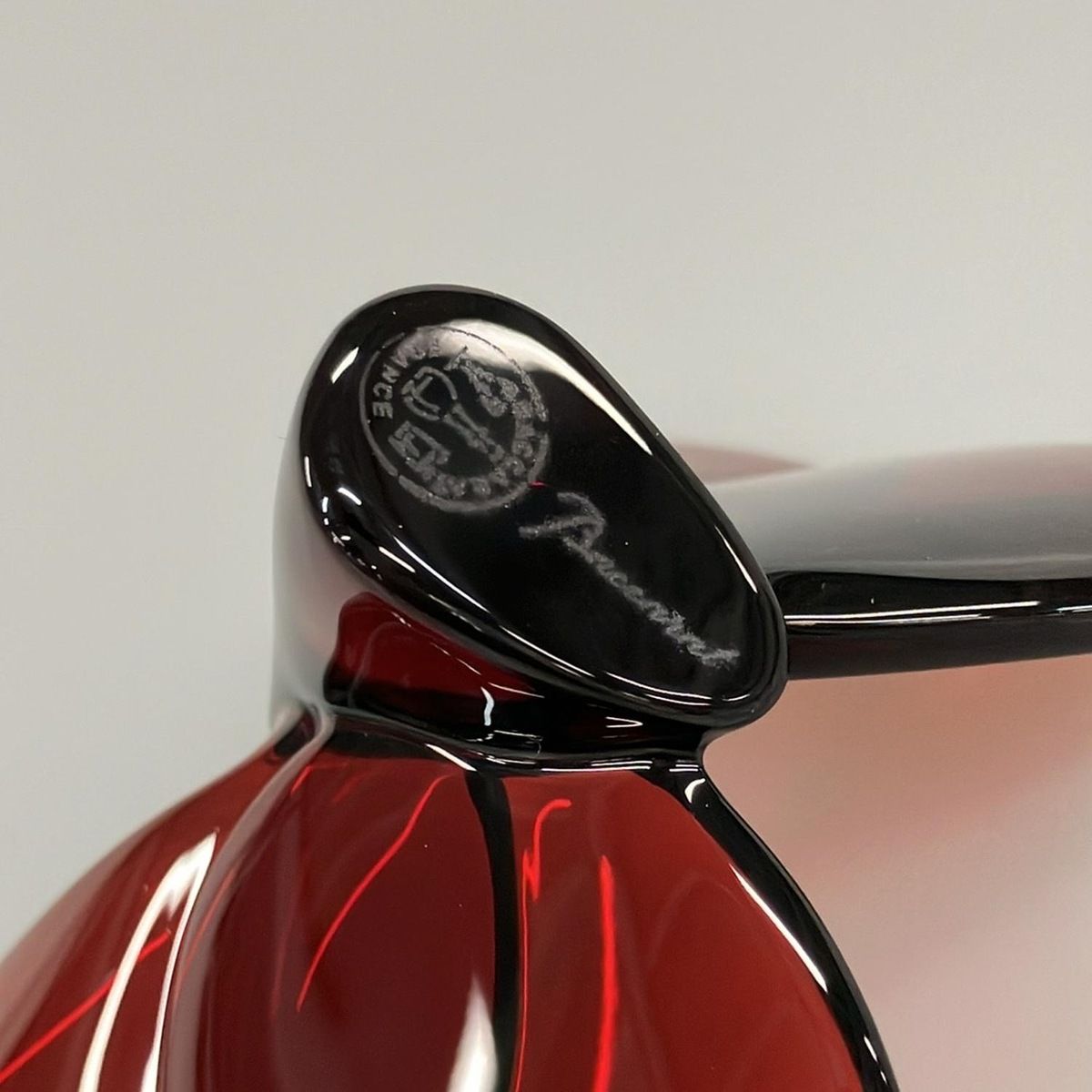 Baccarat(バカラ) 小物美品 ラッキーバタフライ レッド 置物