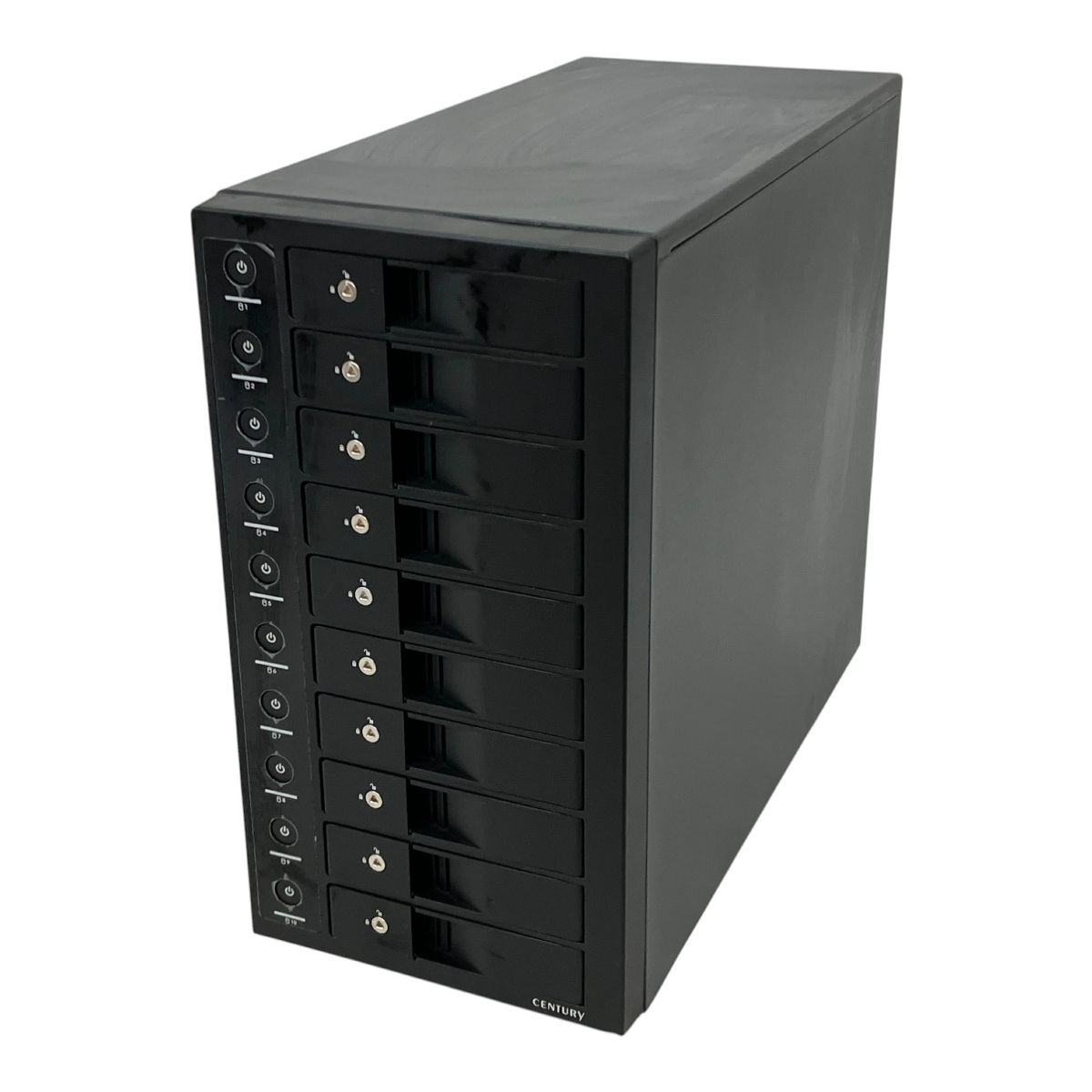 CENTURY 裸族のスカイタワー 10 BAY USB G IS ハードディスクケース HDD 計 74 GB パソコン周辺機器