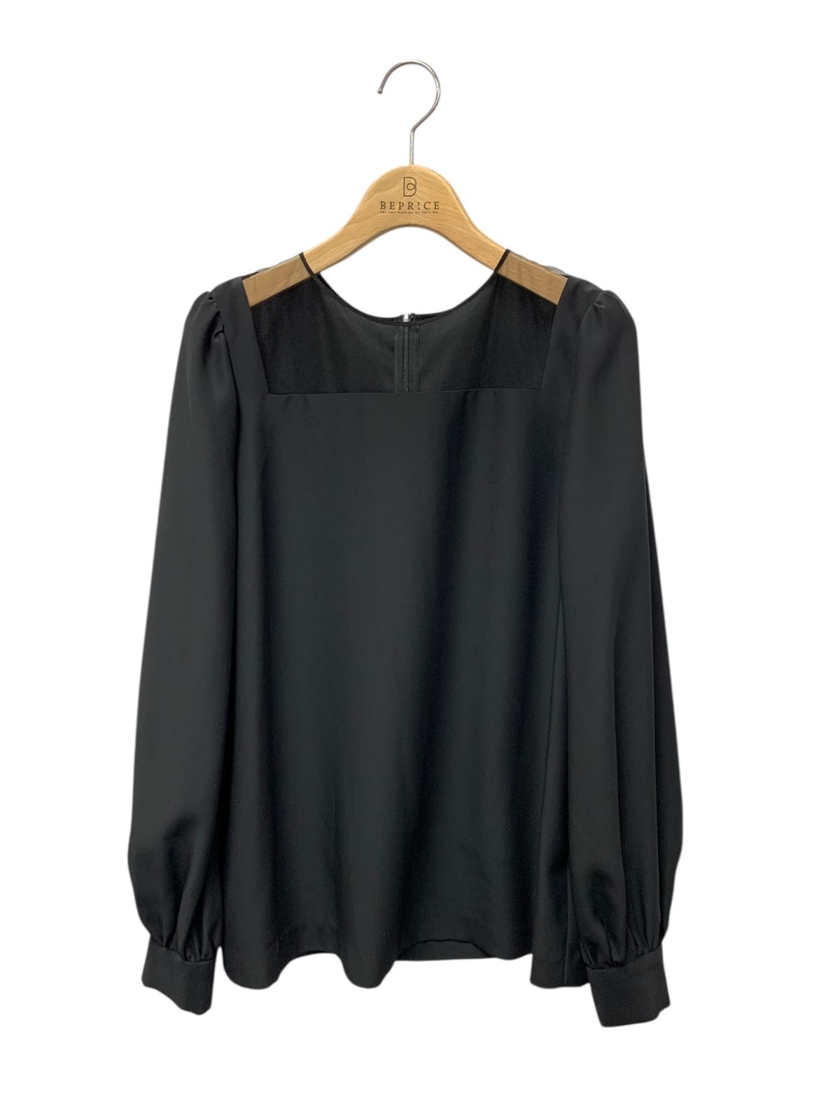 フォクシーブティック ルーシー 41121 トップス 38 ブラック フェイクパール