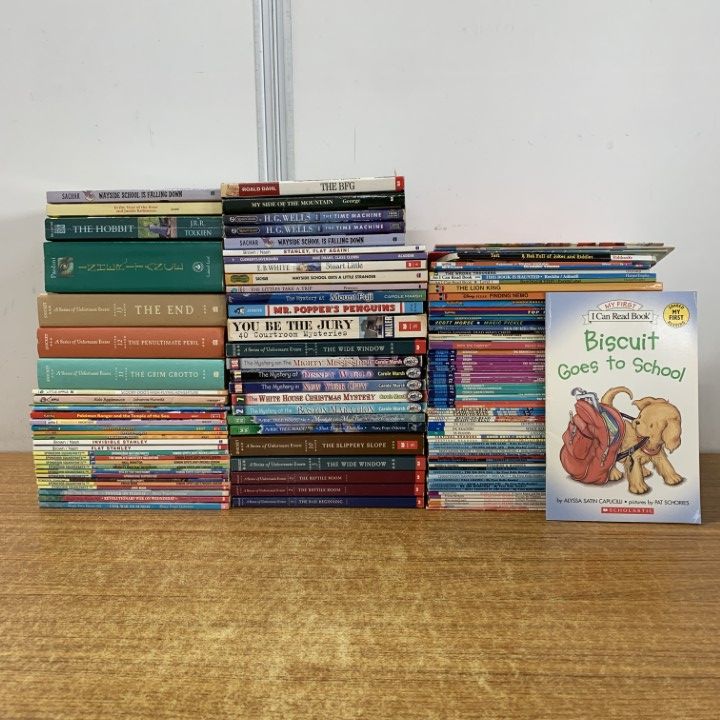 □01)【1点限り!】児童書など洋書 まとめ売り約125冊大量セット/本