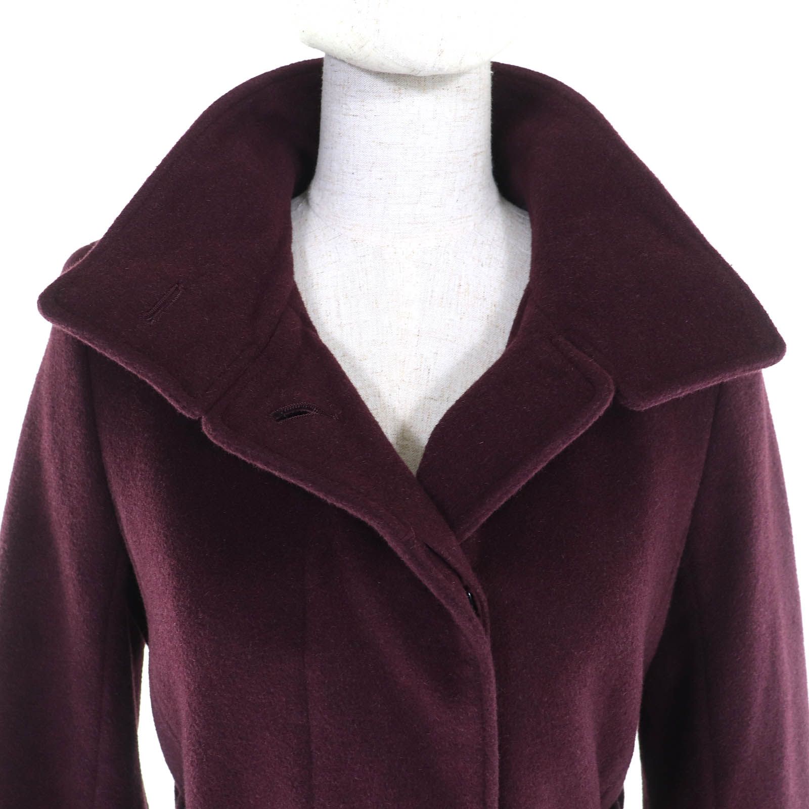 美品△BURBERRY LONDON バーバリーロンドン アンゴラ ウール 裏地