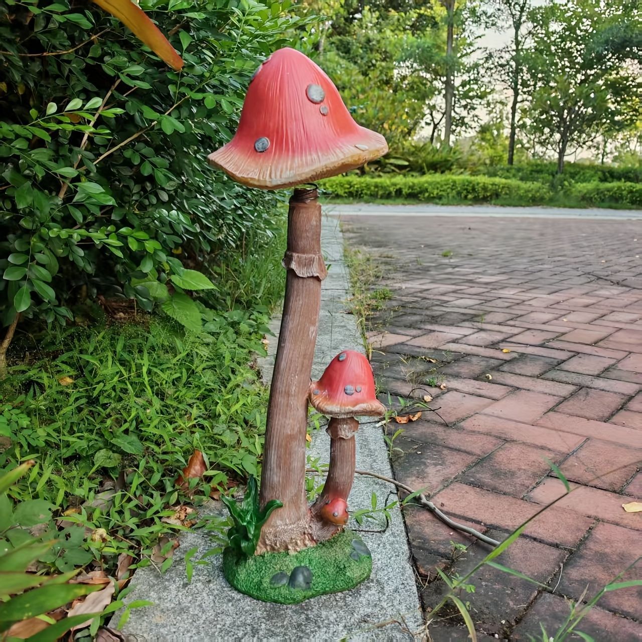 置物 オブジェ ガーデンオーナメント キノコ きのこ 屋外 屋内 インテリア 玄関 リビング ダイニング 装飾 庭 ガーデニング ガーデン 樹脂 ギフト インテリア用品 贈り物 雑貨
