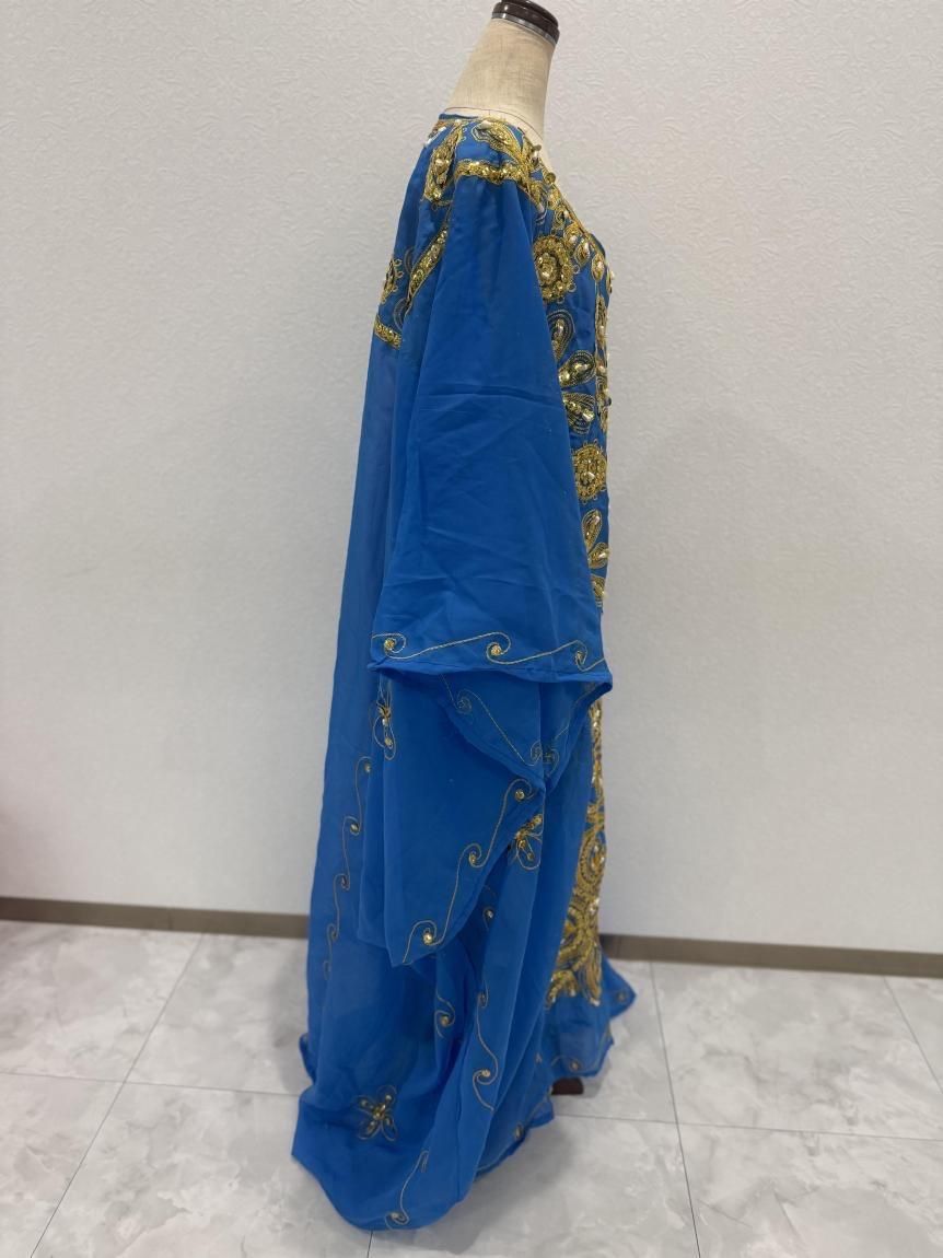 ハリージドレス　ターコイズ　新品　khallege 新品 ハリージドレス ターコイズブルー - メルカリ