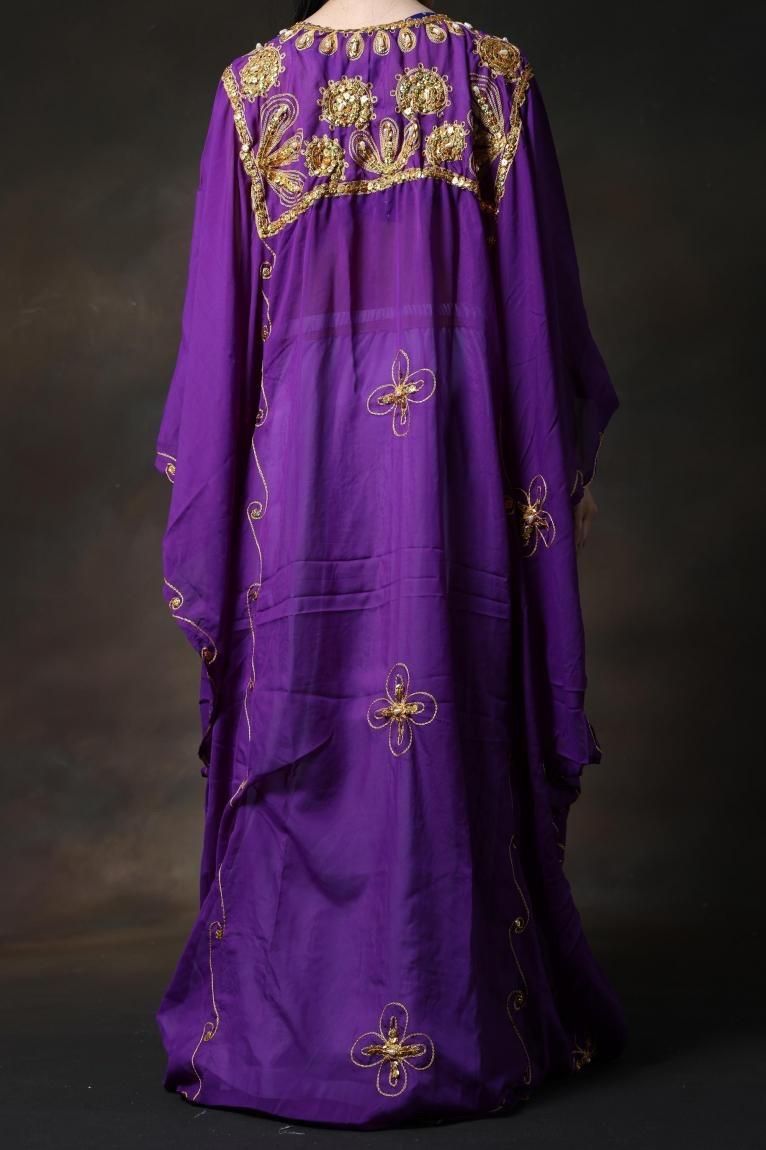 新品 ハリージドレス 紫