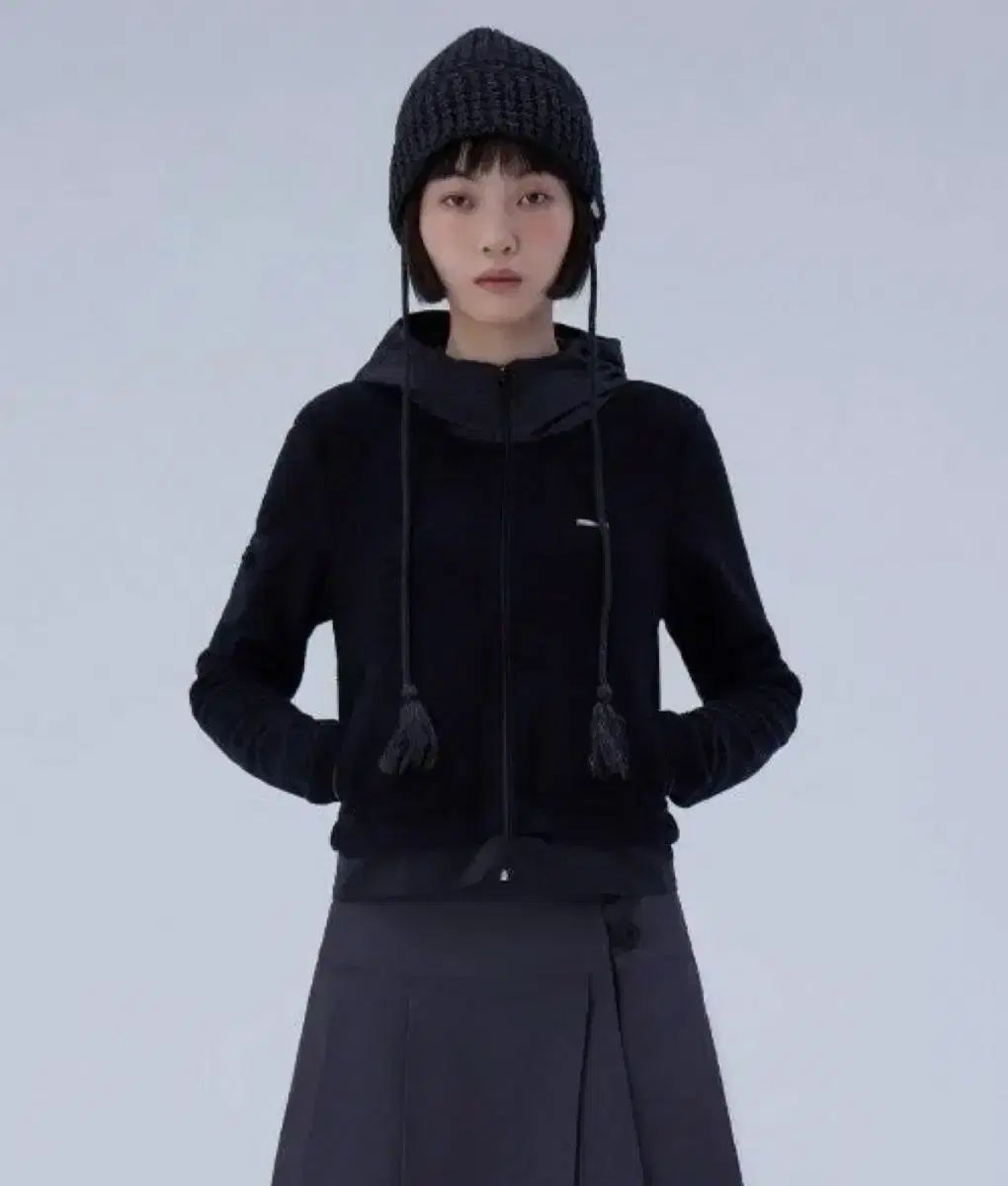 ミセキソウル フリースジップアップ フーディー