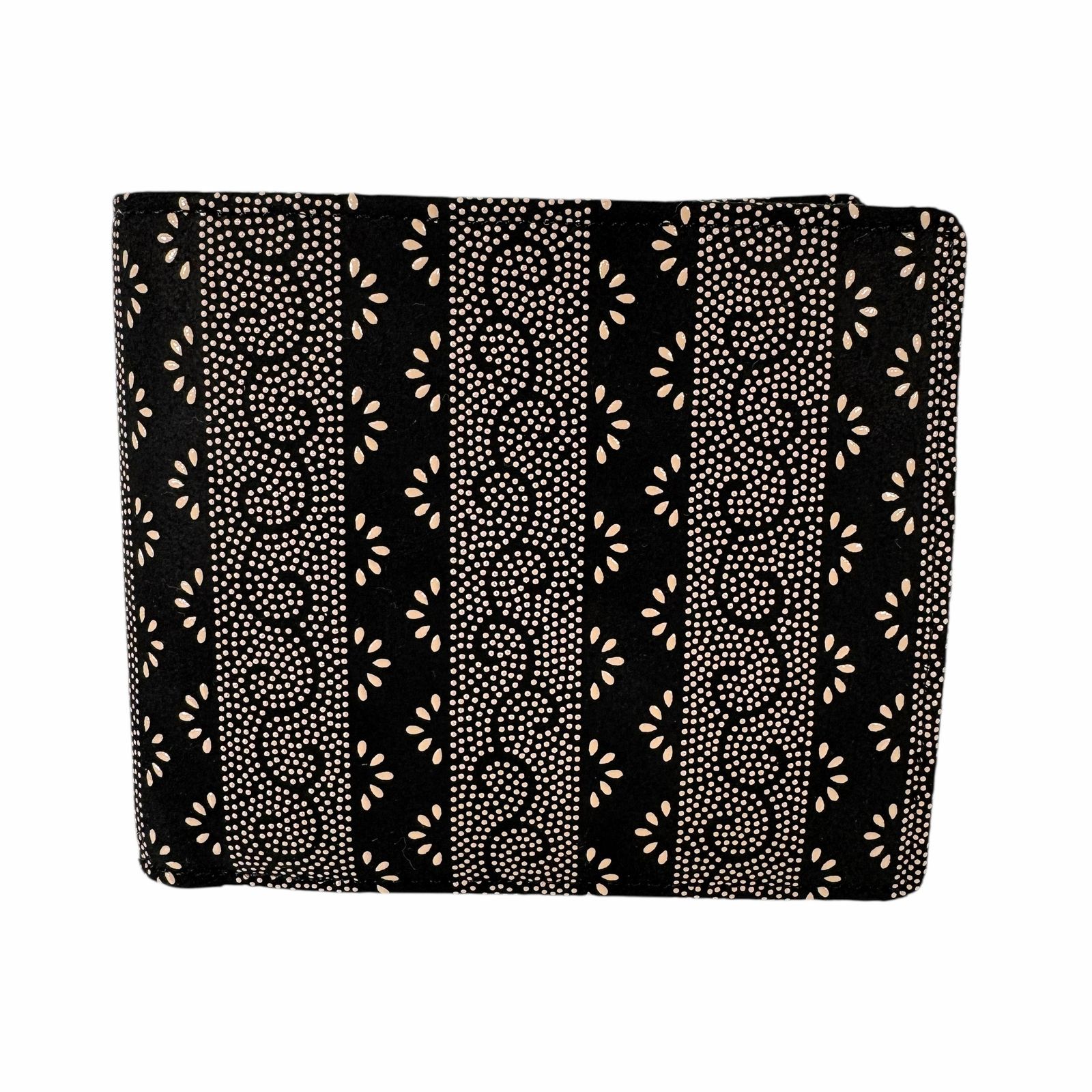 ■新品未使用■印傳屋■印伝■折り財布■ウォレット■爪唐草柄■ブラック系■J0706